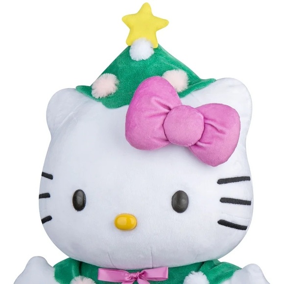 Hello Kitty Christmas Holiday Tree Greeter Plush 20” NWT - Picture 8 of 9